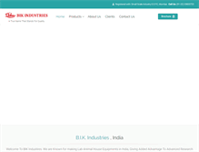 Tablet Screenshot of bikindia.com